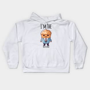 I'm The Muffin Man funny muffin in a suit design Kids Hoodie